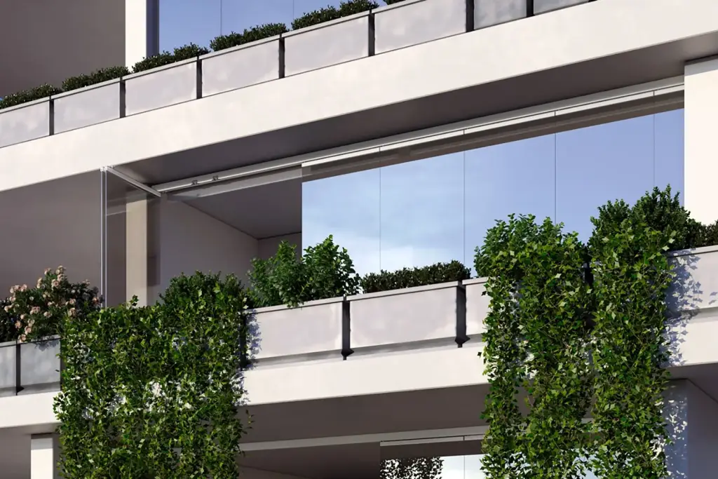 Balcone chiuso con VEPA per isolamento e risparmio energetico a Latina
